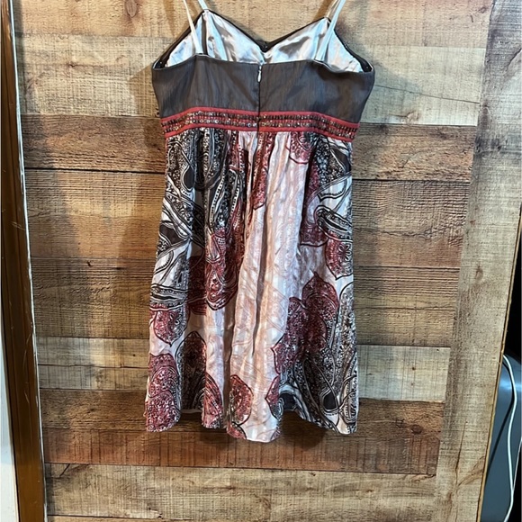 BCBGMaxazria floral sequin boho dress - Picture 3 of 6